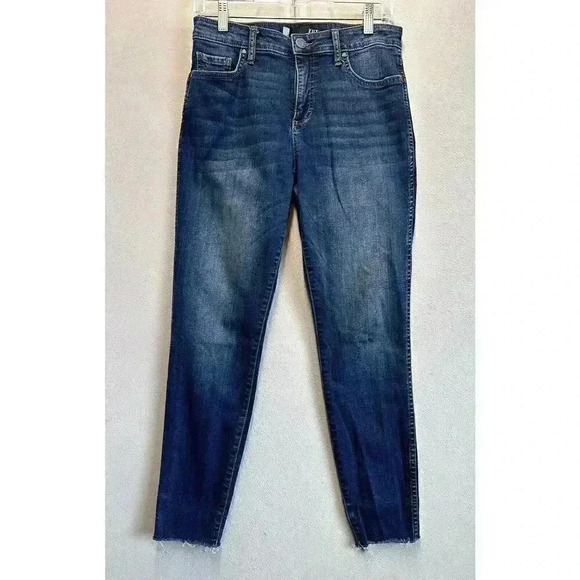 Kut From The Kloth‎ Women's Size 8 Jeans Donna Fab Ab High Rise Skinny Raw Hem - Picture 1 of 10